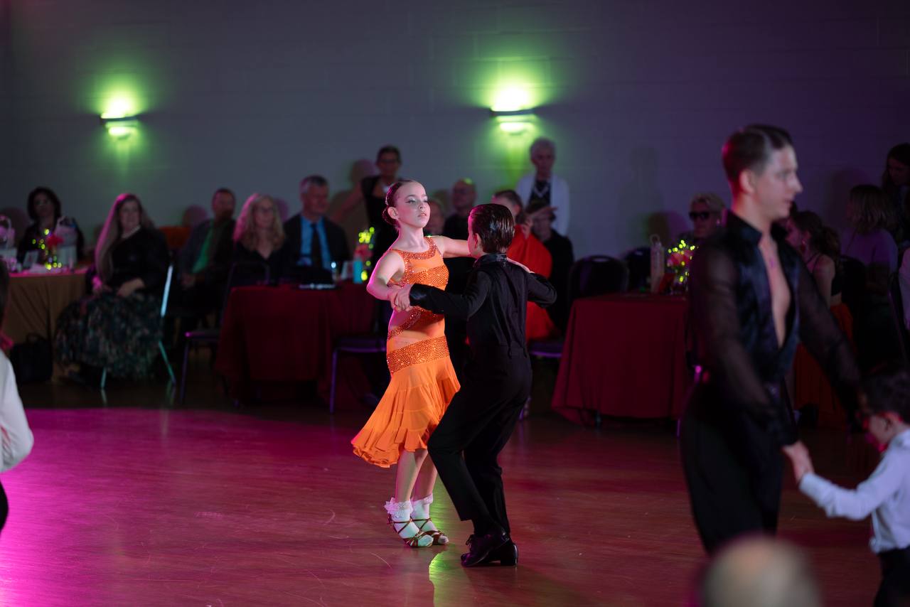 Couple preparing a wedding dance